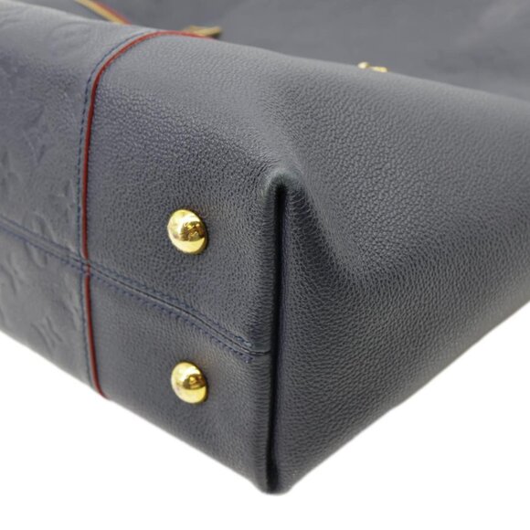 Louis Vuitton  Melie Empreinte Leather Hobo Shoulder Bag Marine Rouge - Picture 8 of 14